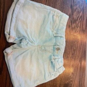 Gap Light Blue MiDI Rolled-Hem Denim shorts size 7
